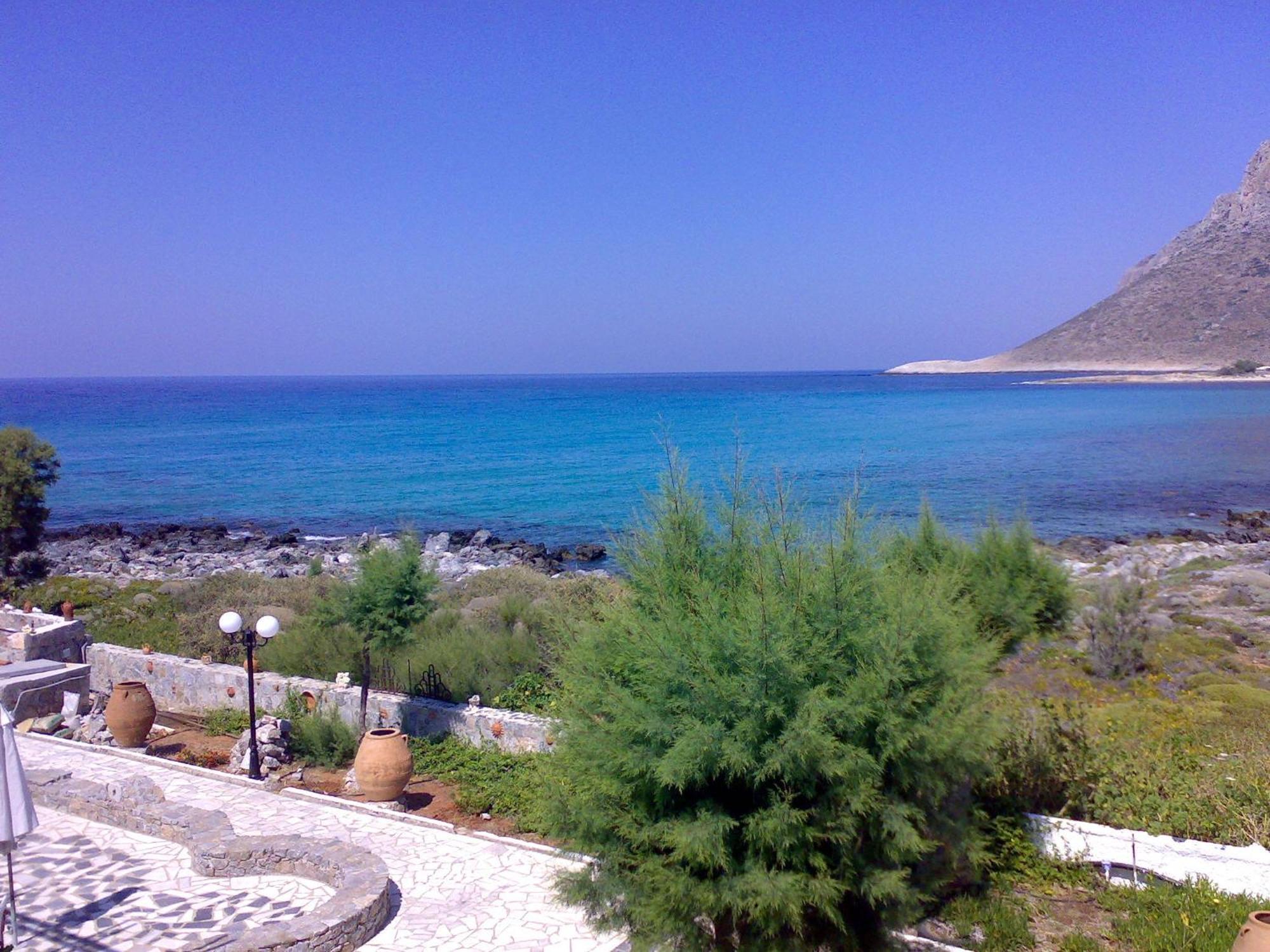 Blue Beach Villas Apartments Stavros  Bagian luar foto