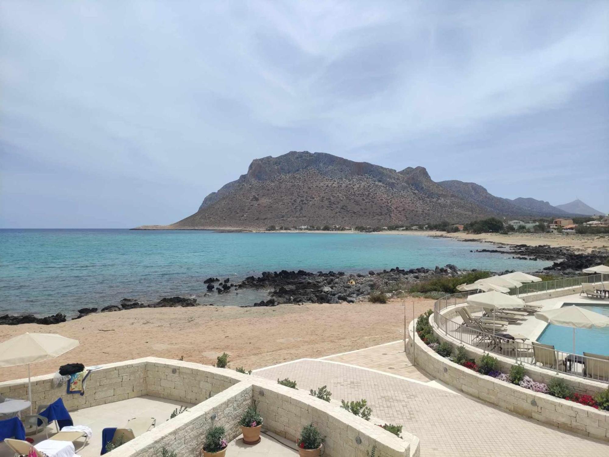 Blue Beach Villas Apartments Stavros  Bagian luar foto