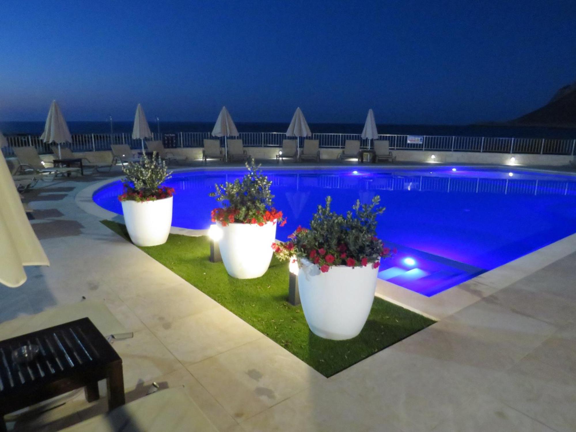 Blue Beach Villas Apartments Stavros  Bagian luar foto