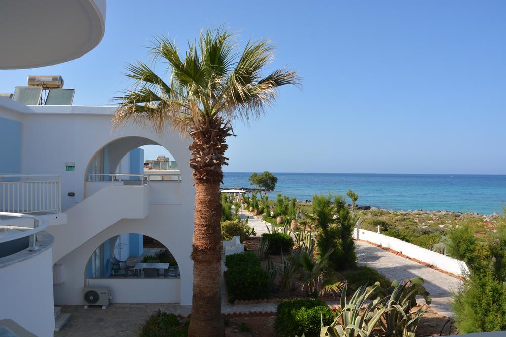 Blue Beach Villas Apartments Stavros  Bagian luar foto
