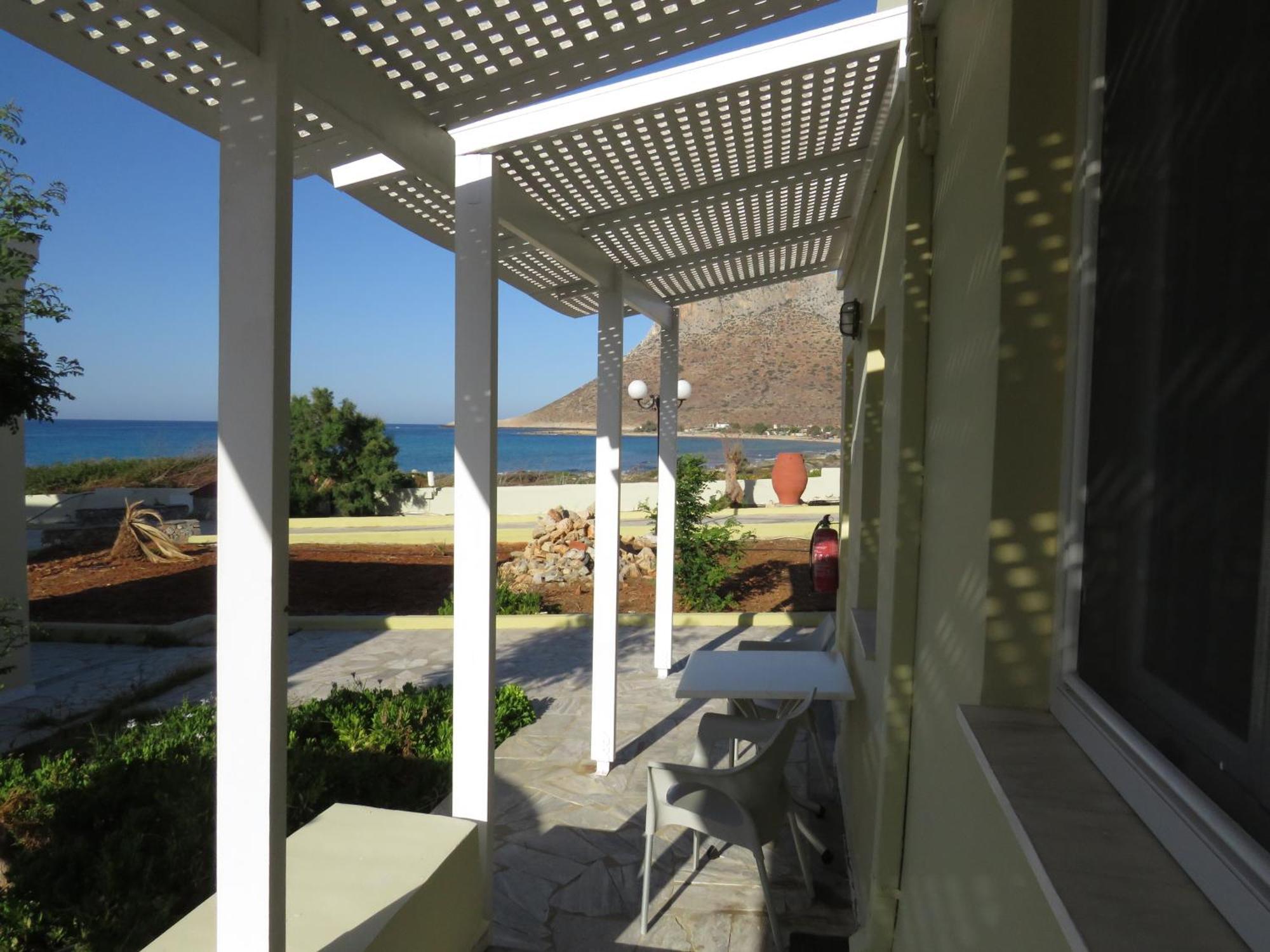 Blue Beach Villas Apartments Stavros  Bagian luar foto