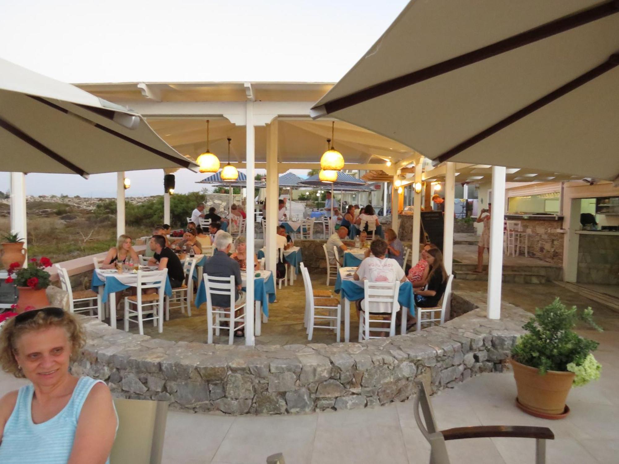 Blue Beach Villas Apartments Stavros  Bagian luar foto