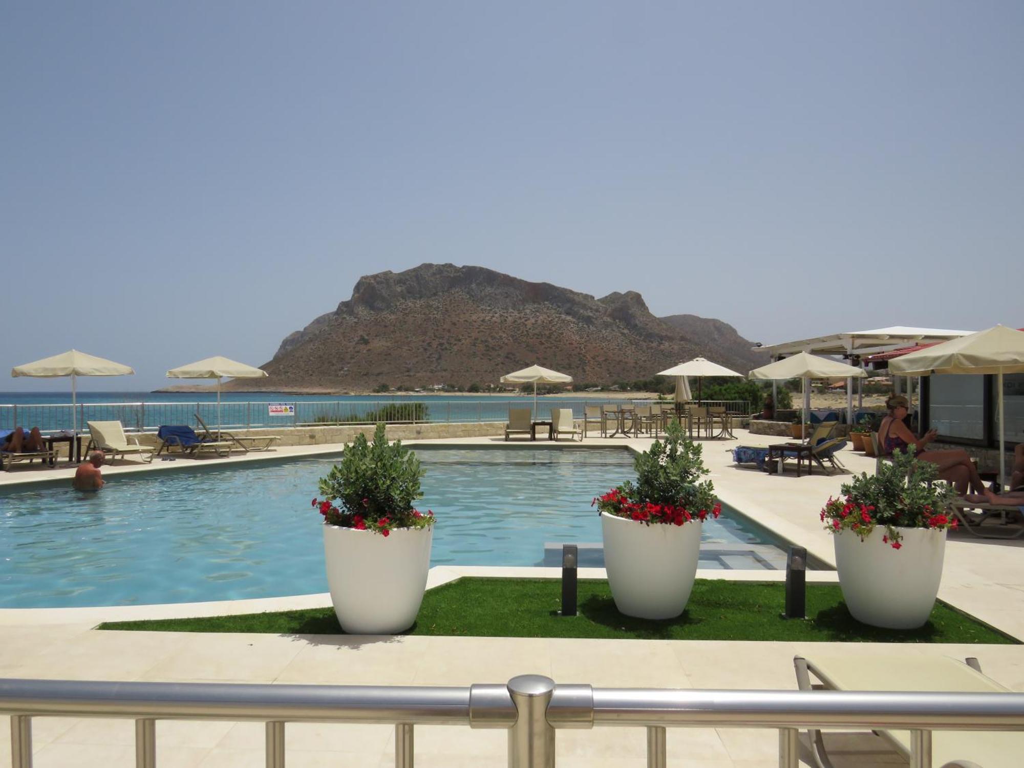 Blue Beach Villas Apartments Stavros  Bagian luar foto