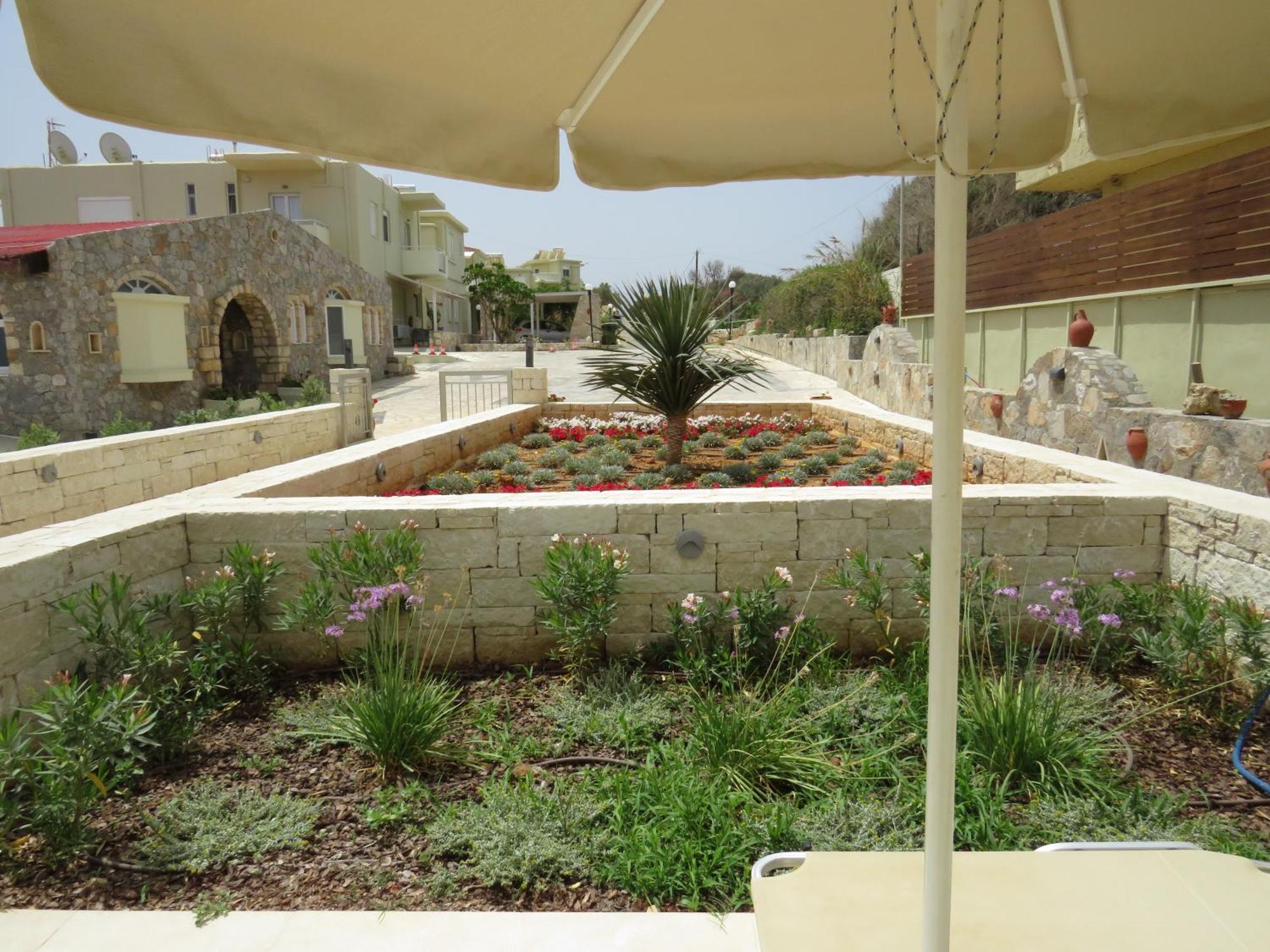 Blue Beach Villas Apartments Stavros  Bagian luar foto