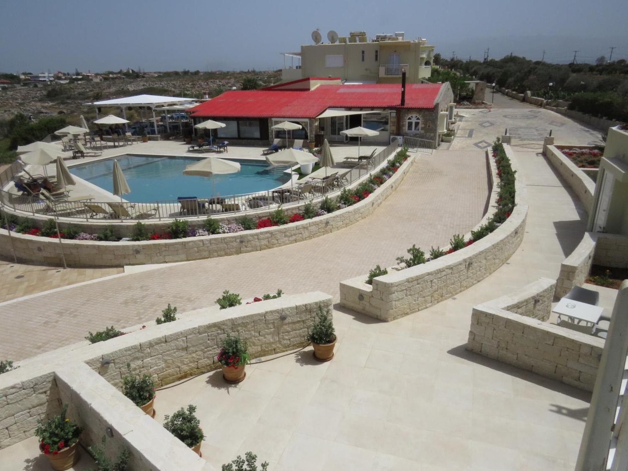 Blue Beach Villas Apartments Stavros  Bagian luar foto