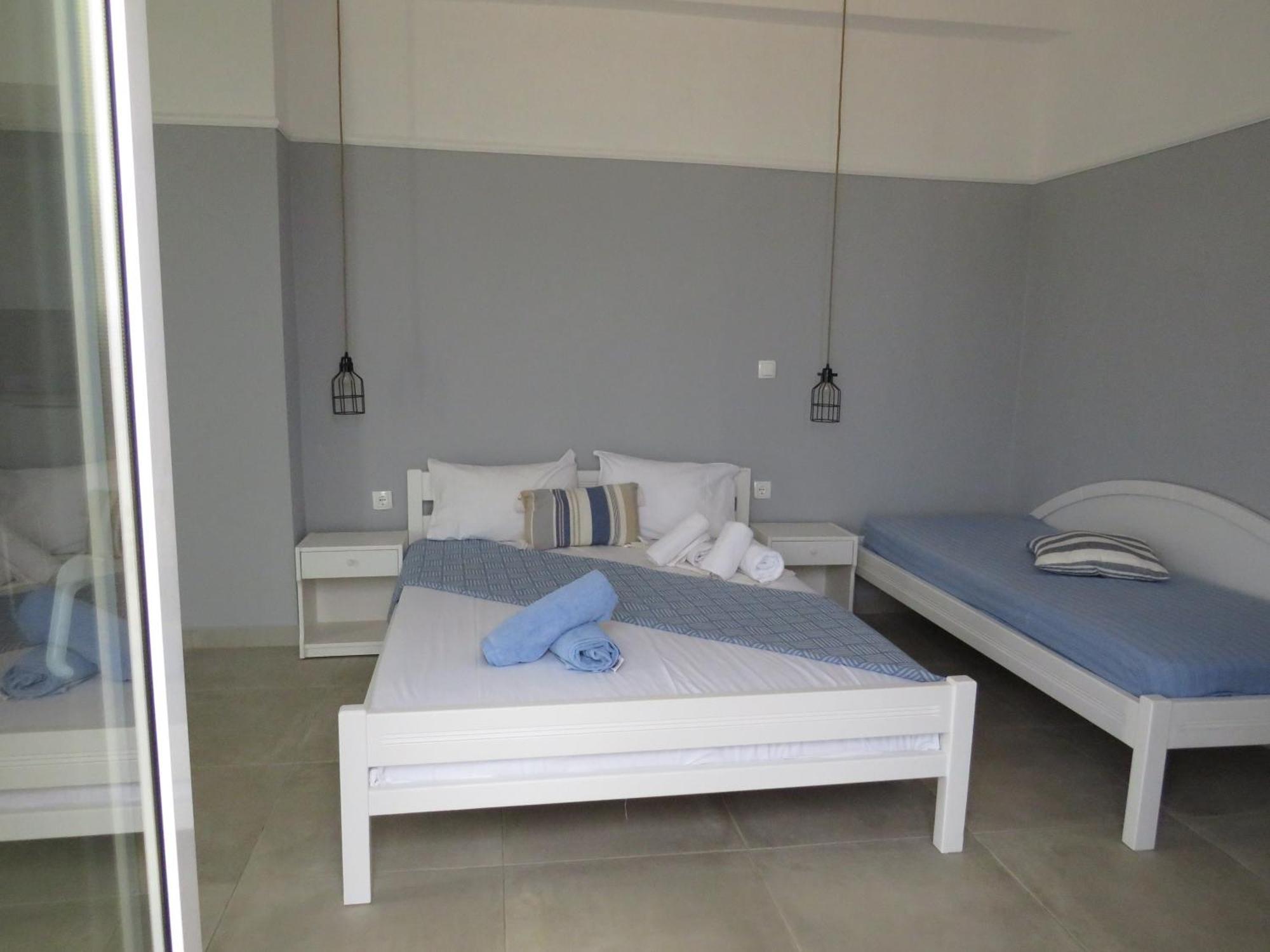 Blue Beach Villas Apartments Stavros  Bagian luar foto