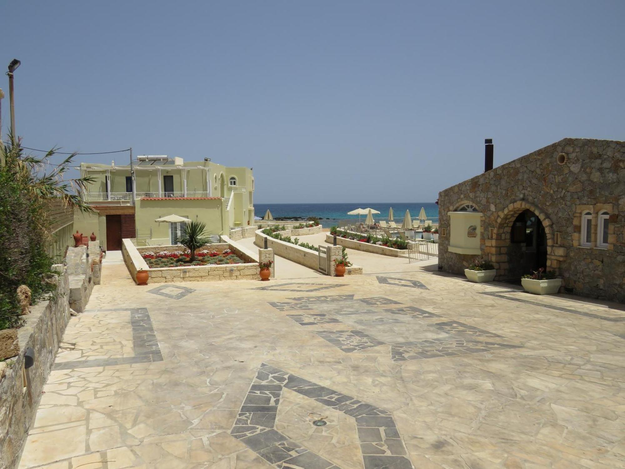 Blue Beach Villas Apartments Stavros  Bagian luar foto