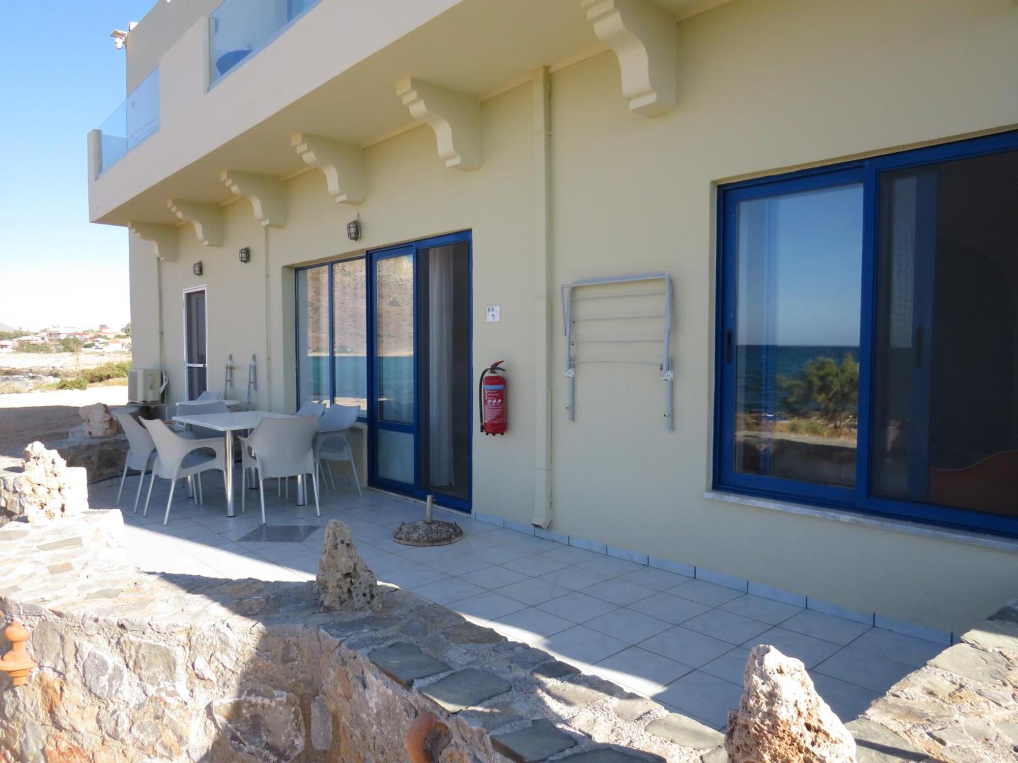 Blue Beach Villas Apartments Stavros  Bagian luar foto