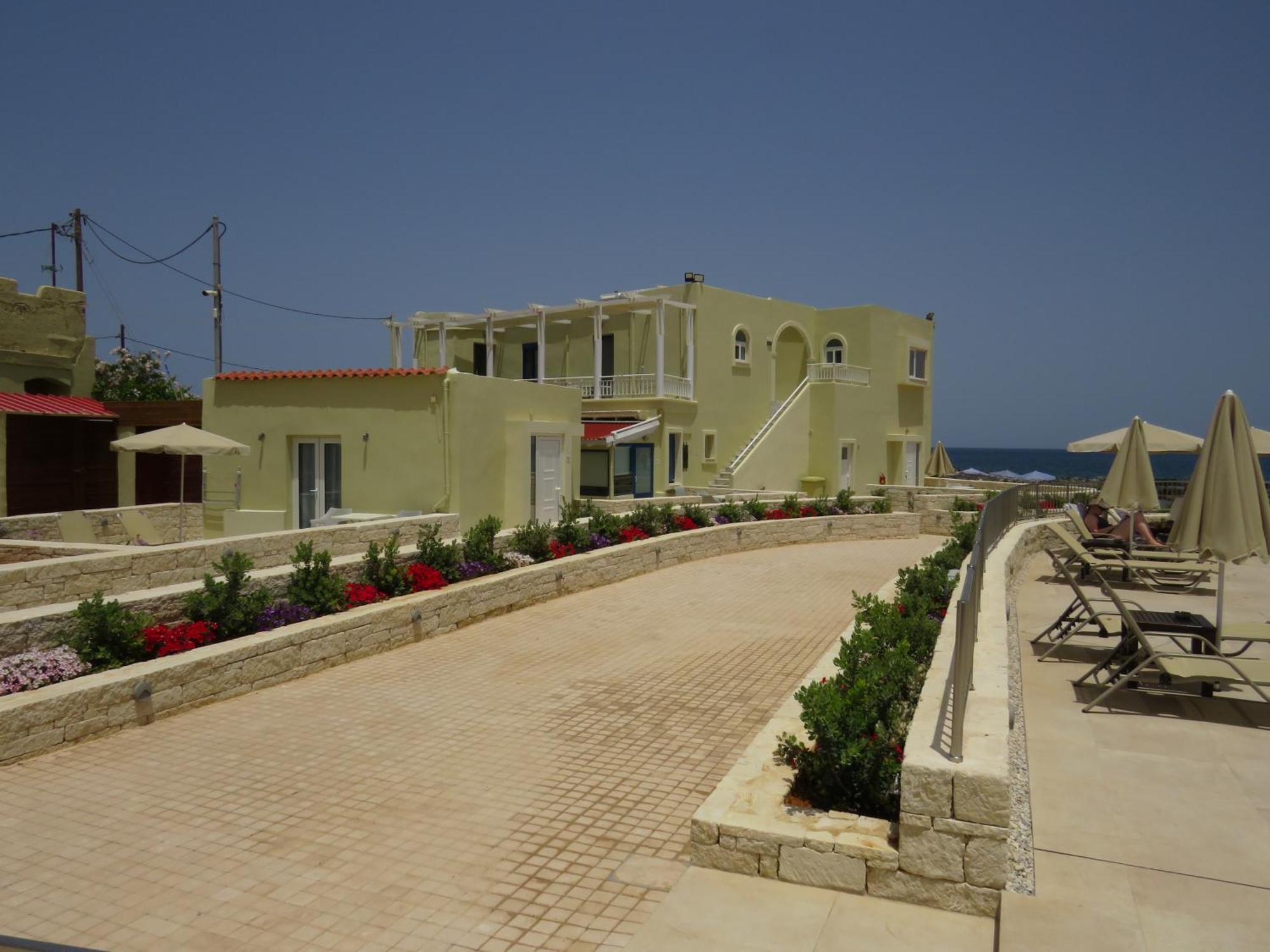 Blue Beach Villas Apartments Stavros  Bagian luar foto