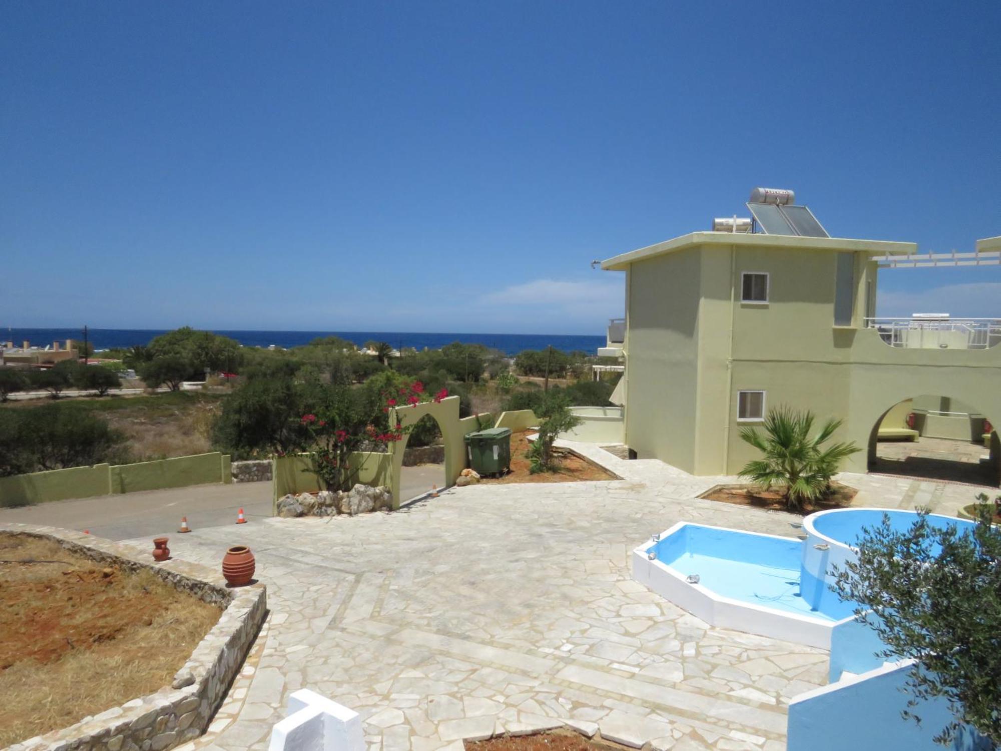 Blue Beach Villas Apartments Stavros  Bagian luar foto