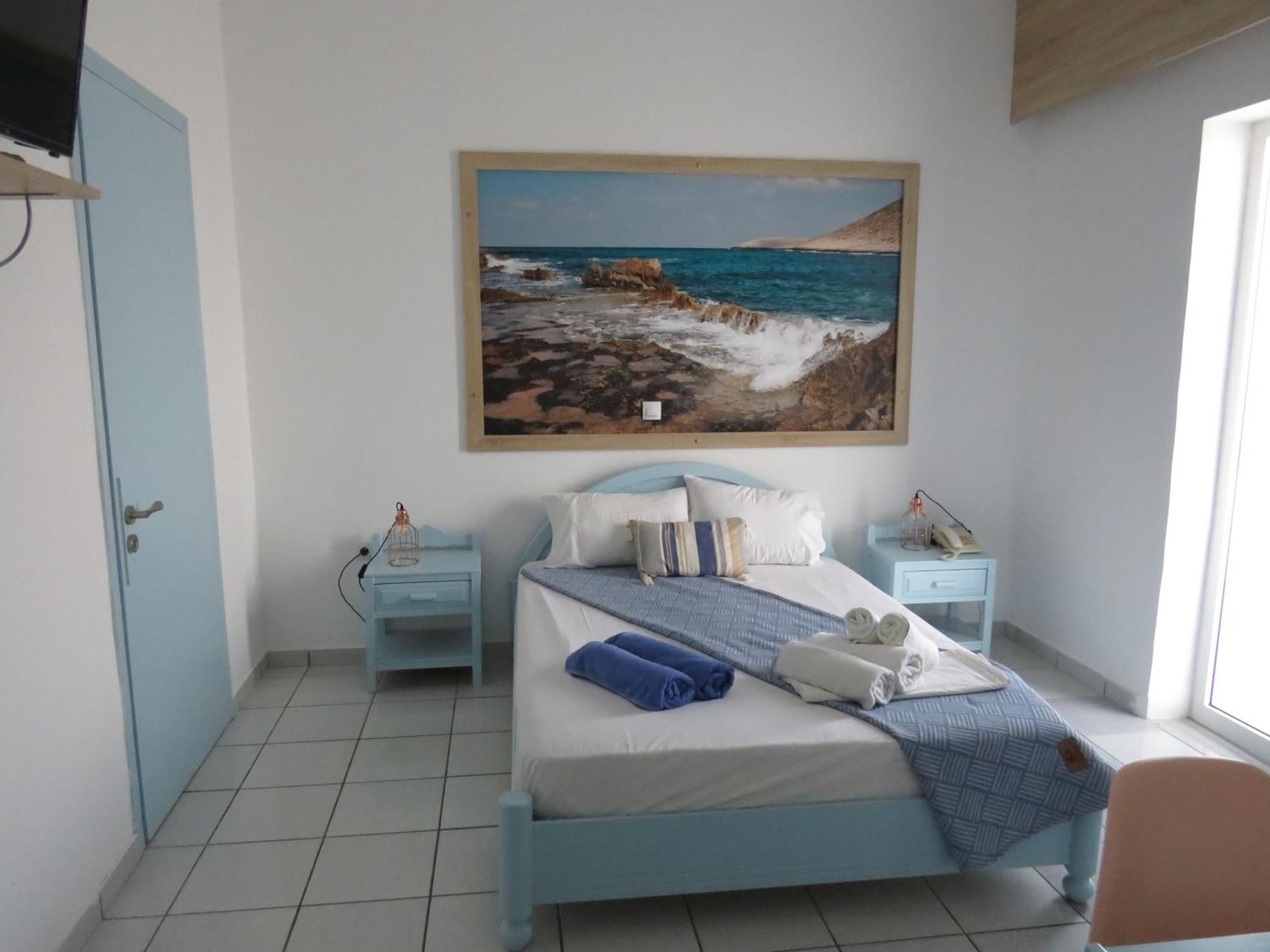 Blue Beach Villas Apartments Stavros  Bagian luar foto