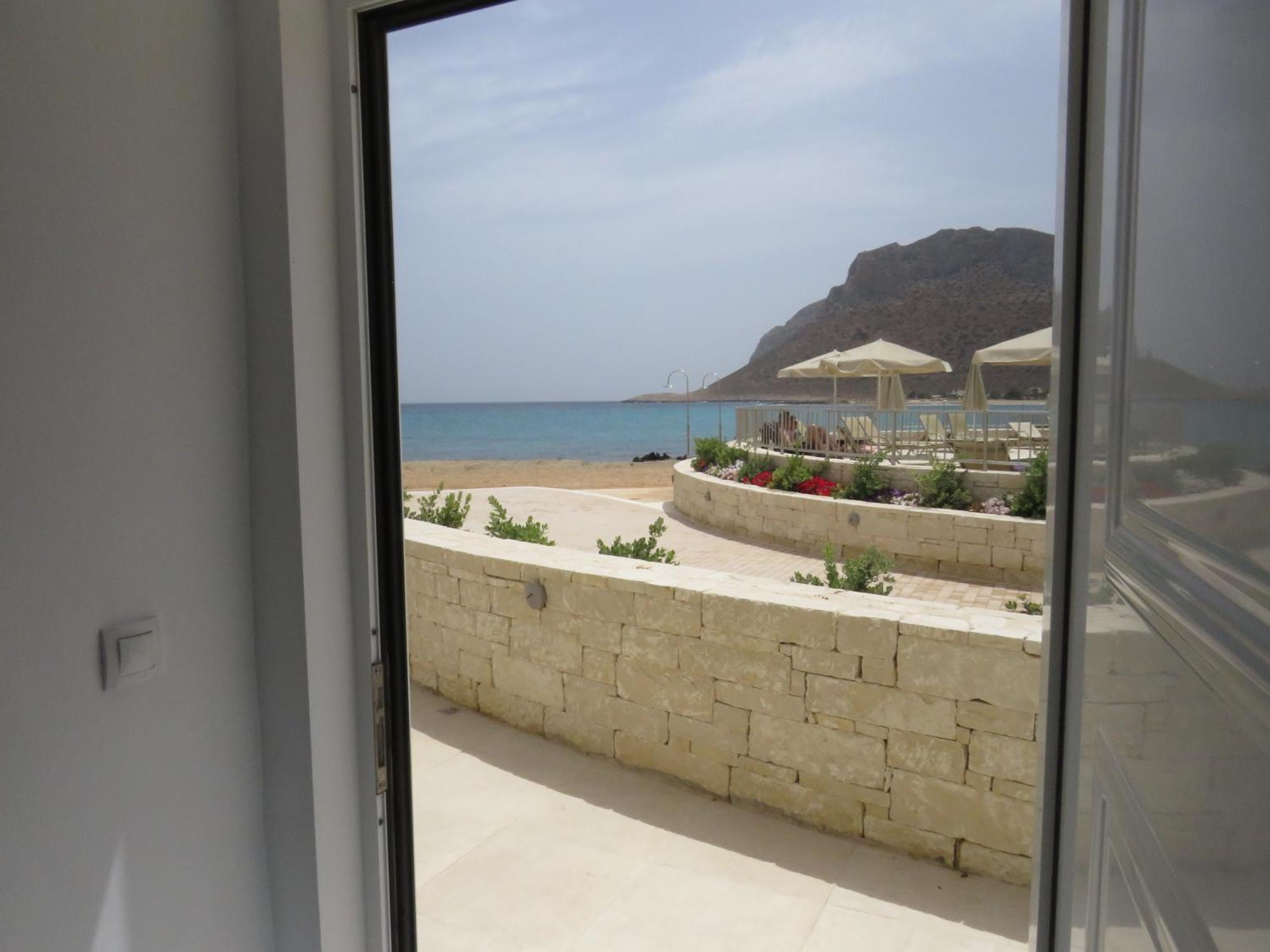 Blue Beach Villas Apartments Stavros  Bagian luar foto