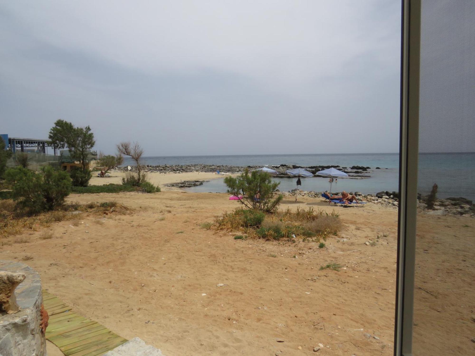 Blue Beach Villas Apartments Stavros  Bagian luar foto