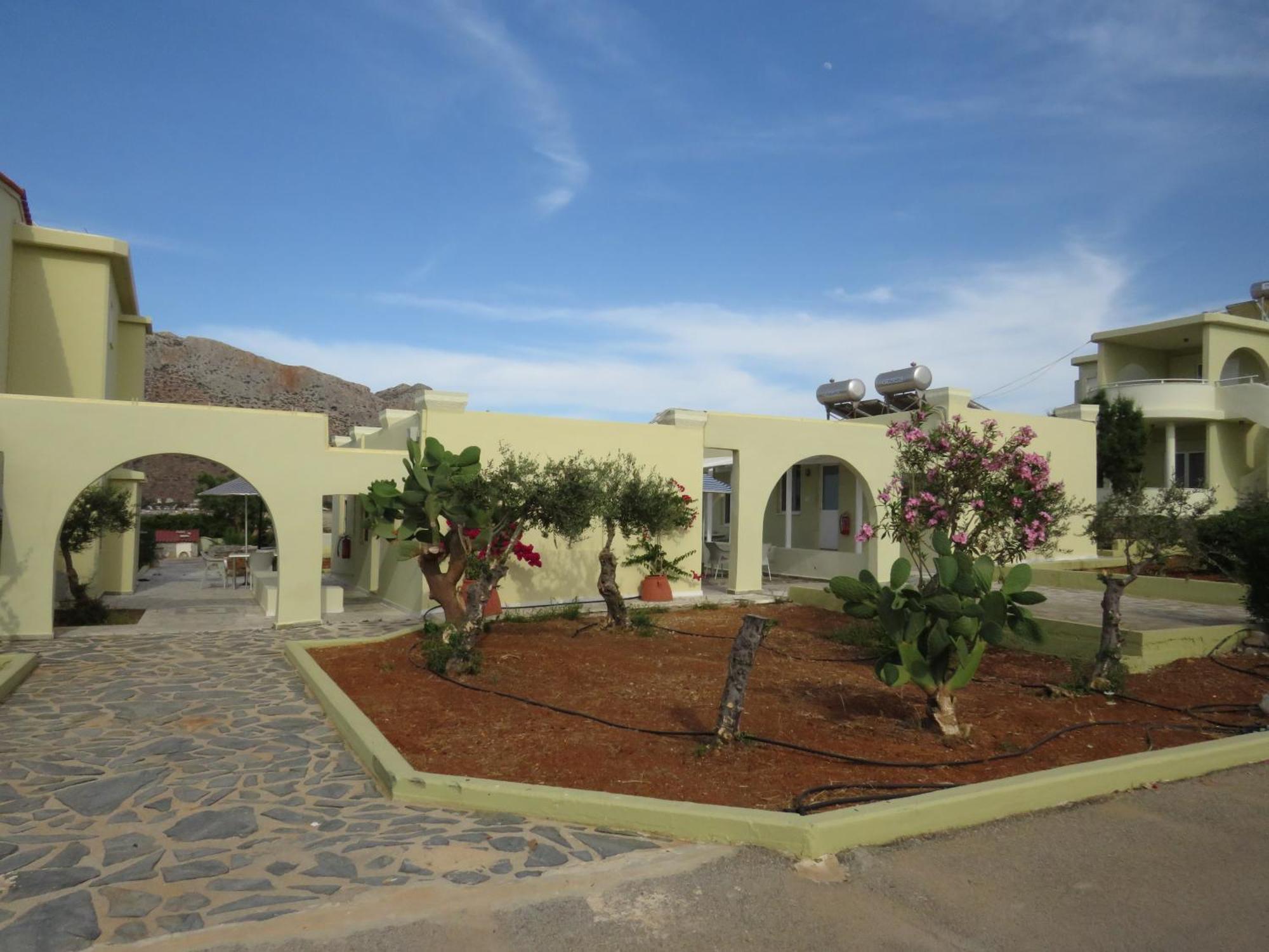 Blue Beach Villas Apartments Stavros  Bagian luar foto