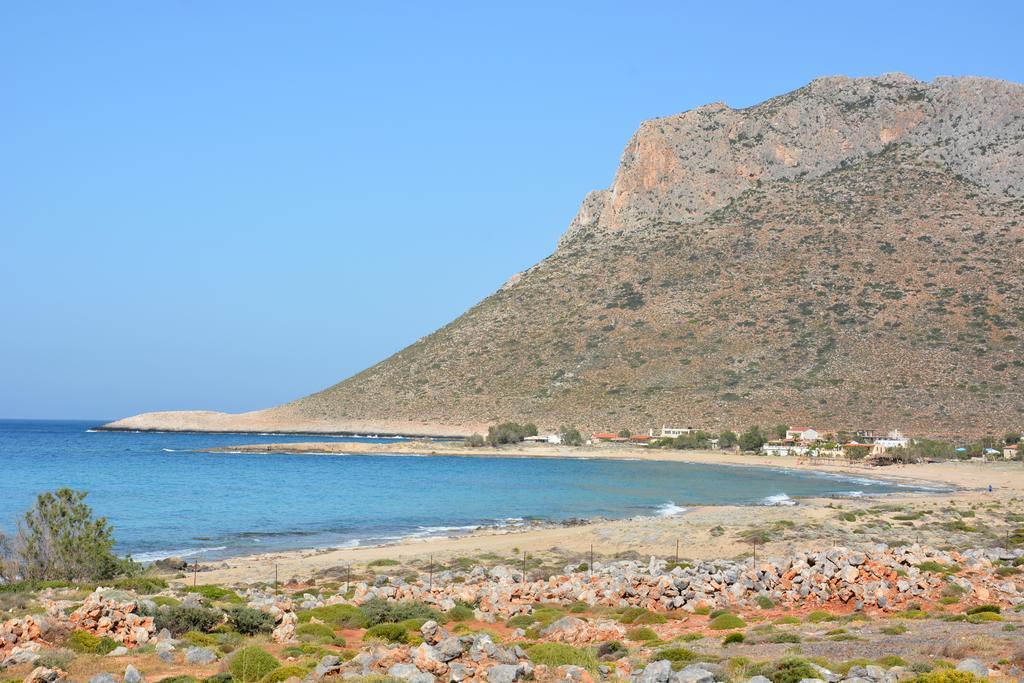 Blue Beach Villas Apartments Stavros  Bagian luar foto
