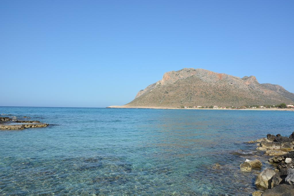 Blue Beach Villas Apartments Stavros  Bagian luar foto