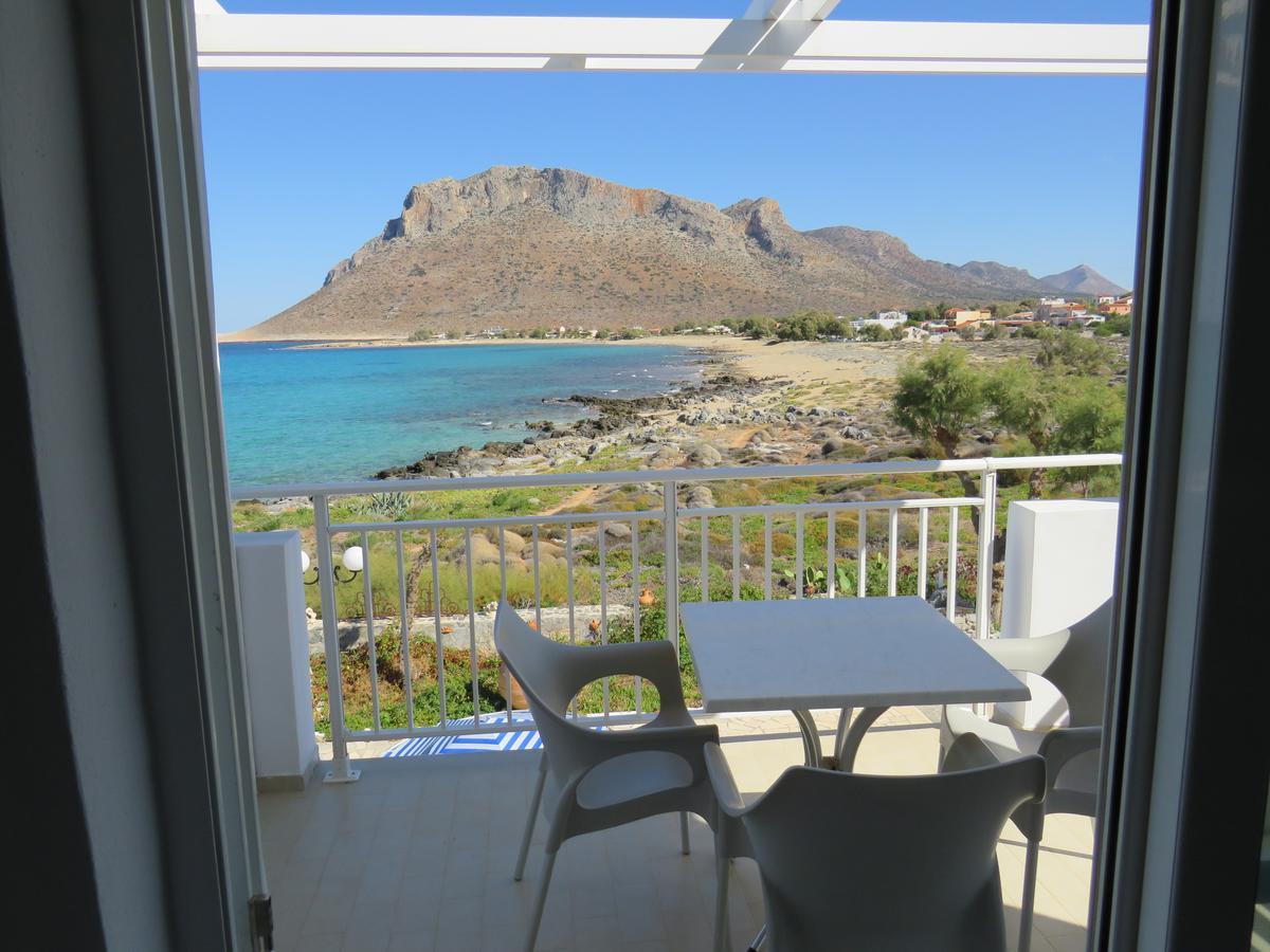 Blue Beach Villas Apartments Stavros  Bagian luar foto